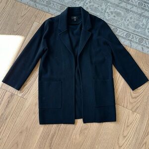 Black J Crew sweater blazer